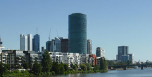 Westhafen Tower in Frankfurt