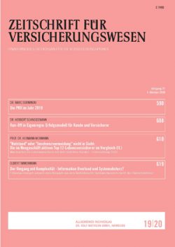 ZfV Sonderheft-Nr. 19 PKV –Report