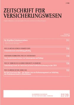 ZfV Sonderheft-Nr. 22 Schadenversicherung-Ranking